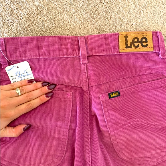 Vintage Lee Magenta Jeans - Picture 3 of 3